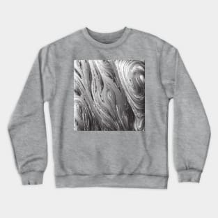 Silver graphic swirling Crewneck Sweatshirt